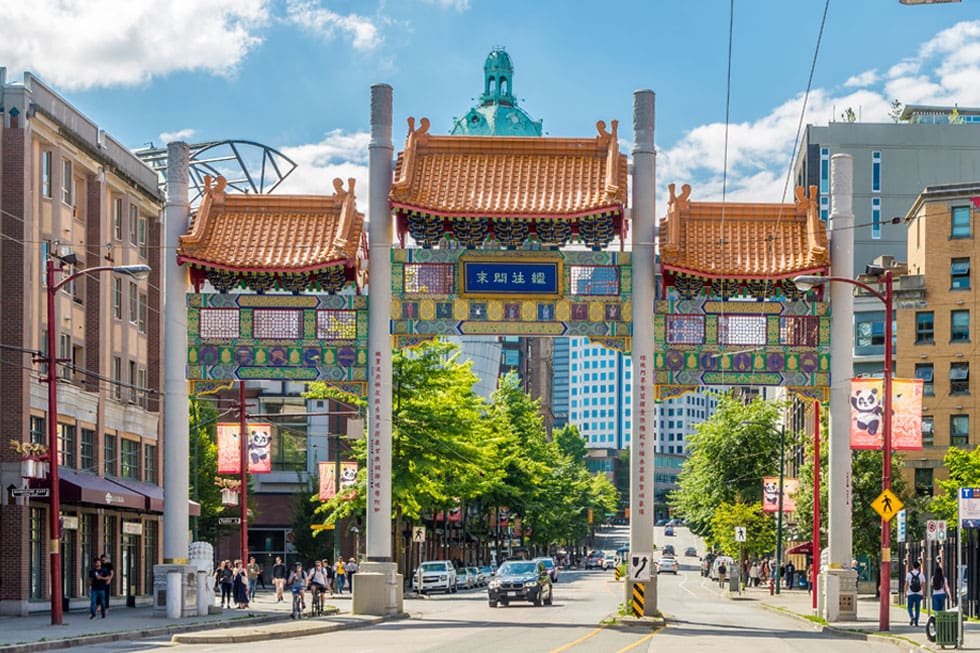 The Millenium Gates of Chinatown in Vancouver