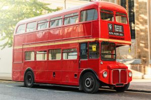 double decker bus in england